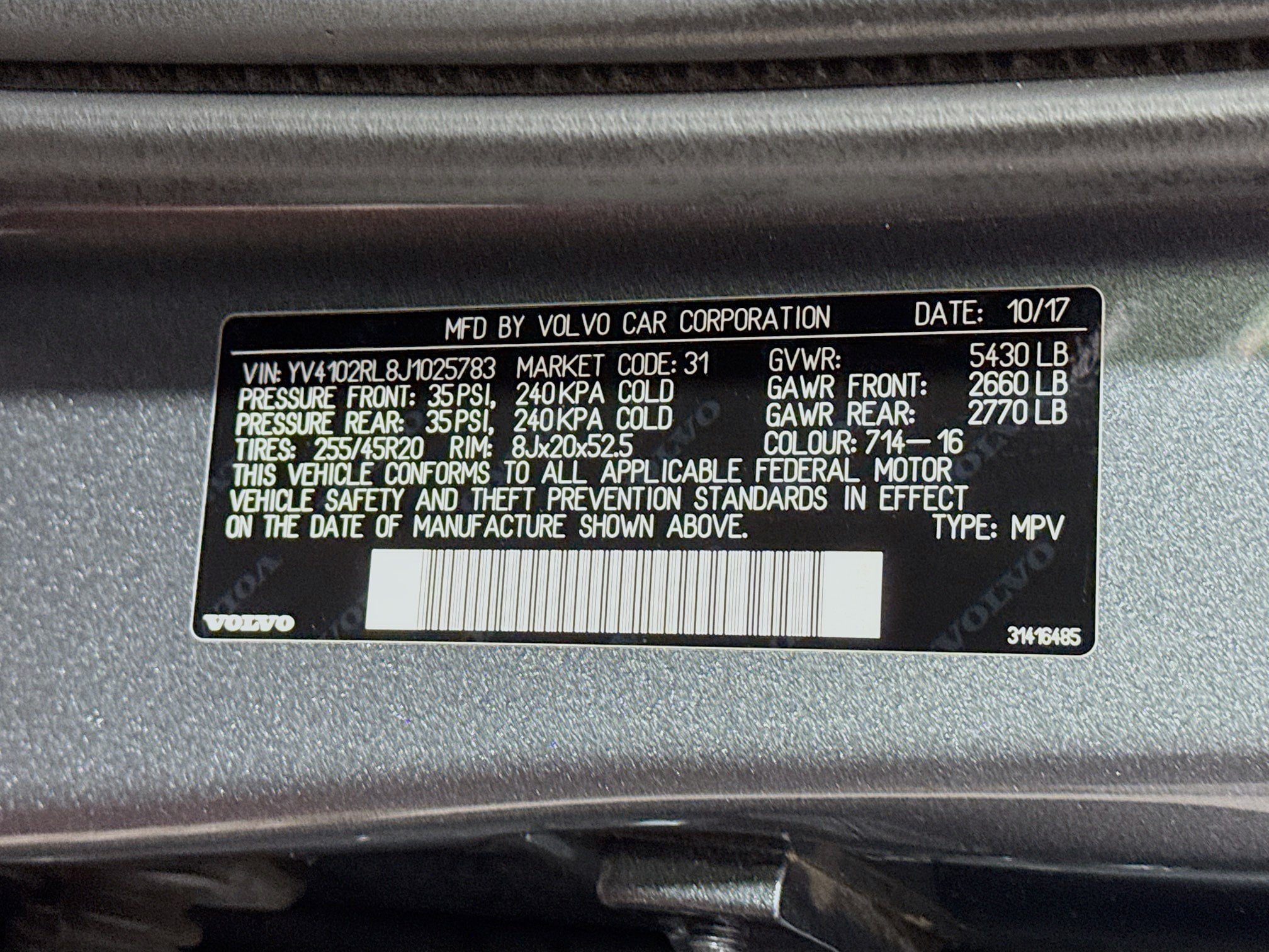 Used 2018 Volvo XC60 T5 Inscription w/ Convenience Package AWD/4WD image 30