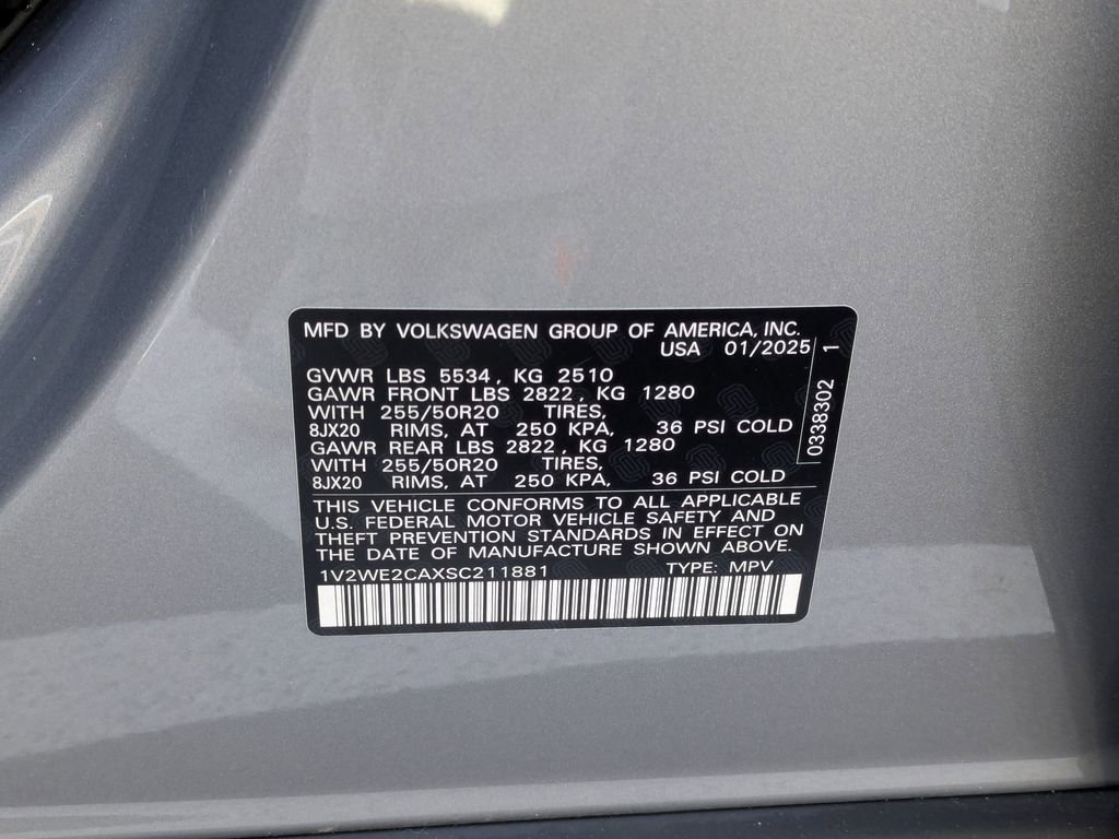 Used 2025 Volkswagen Atlas Cross Sport SE image 33