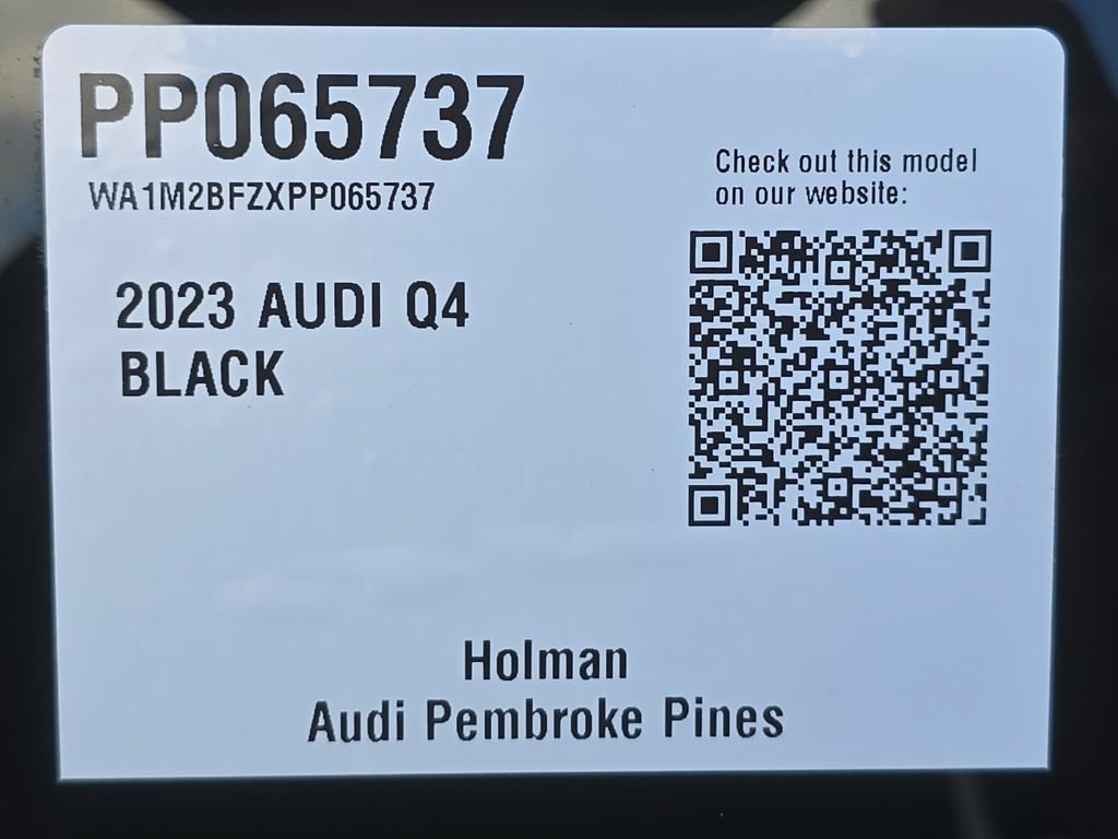 Used 2023 Audi Q4 e-tron Prestige w/ 20" Wheel Package AWD/4WD image 29