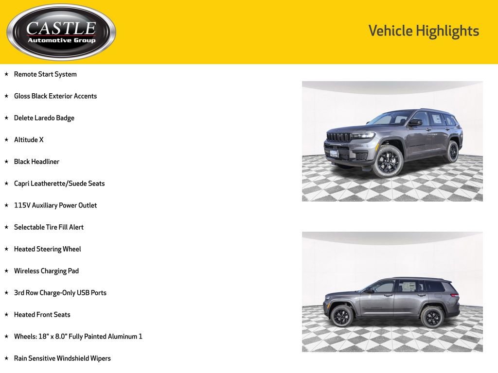 New 2025 Jeep Grand Cherokee L Altitude image 6