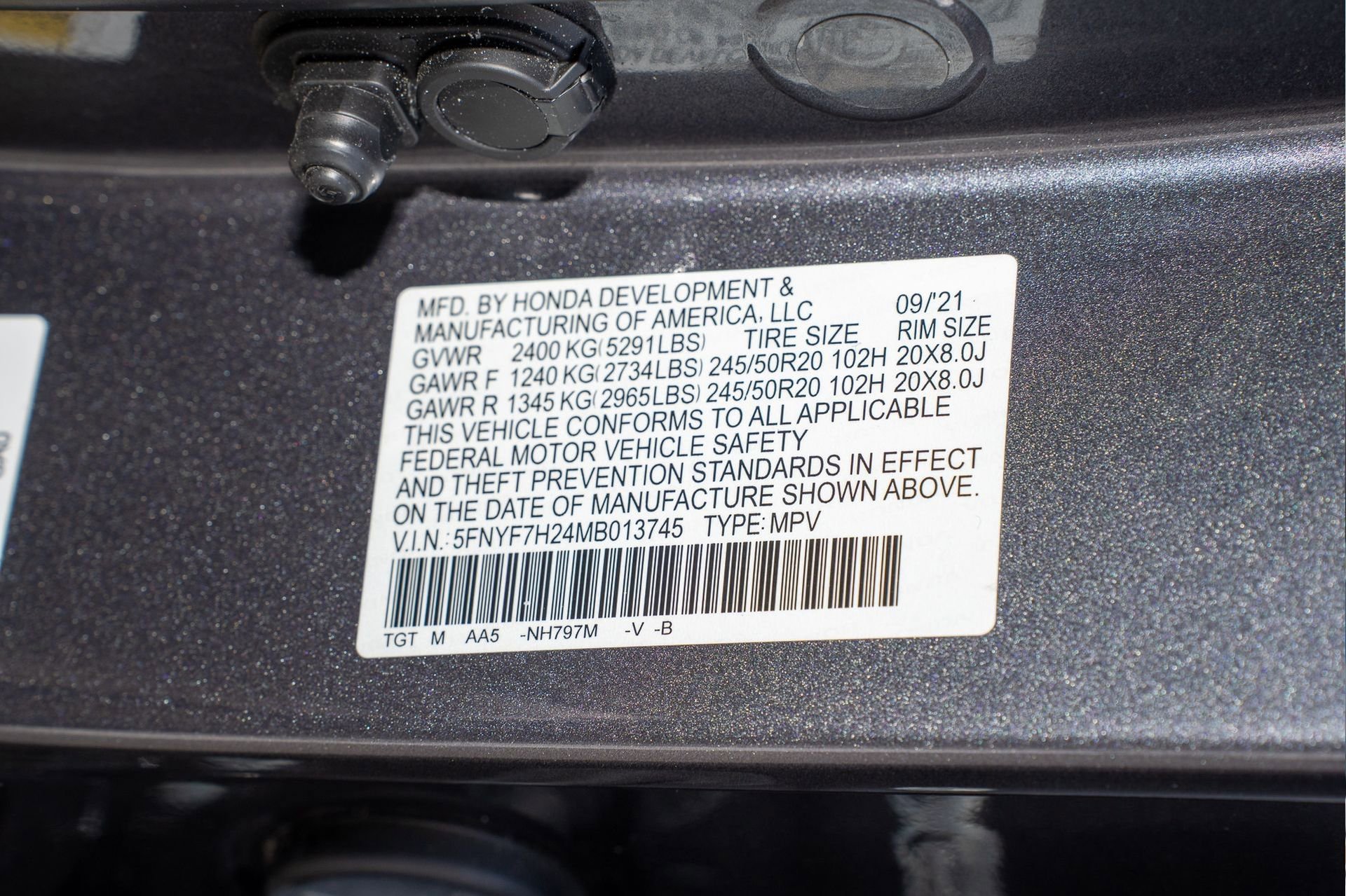Certified 2021 Honda Passport Sport image 38