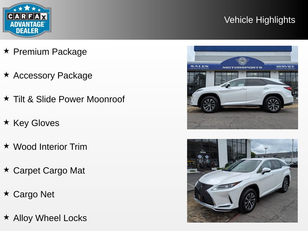 Used 2020 Lexus RX 350L Premium w/ Premium Package AWD/4WD image 4