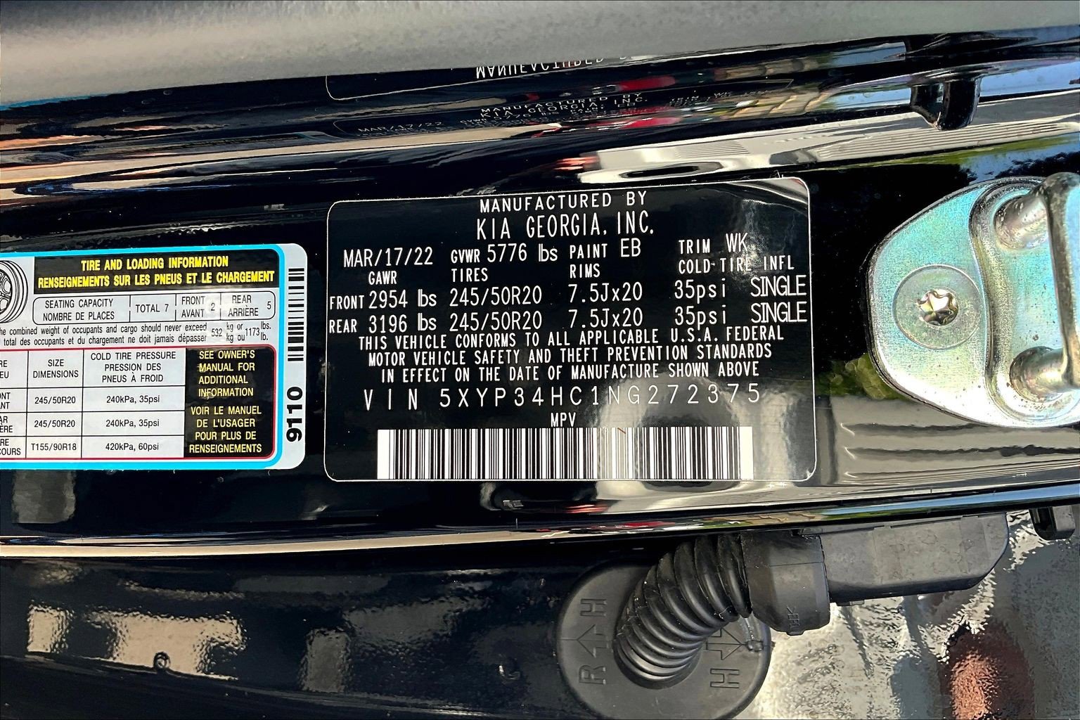 Certified 2022 Kia Telluride EX w/ EX Premium Package FWD image 20