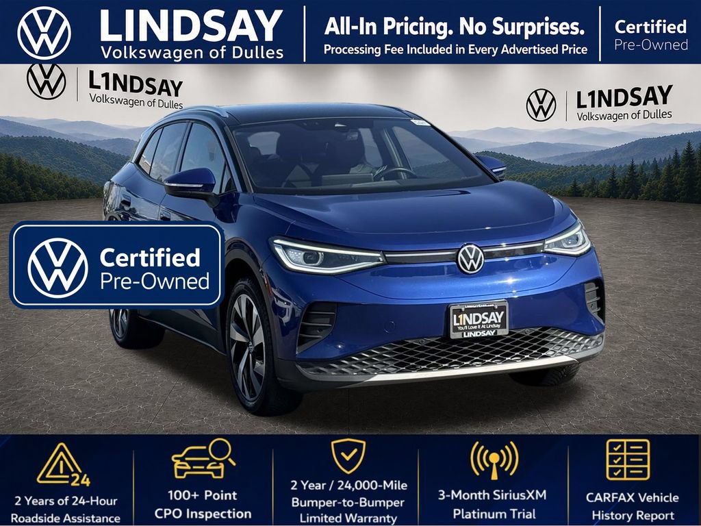 Used 2021 Volkswagen ID.4 Pro S AWD/4WD image 1