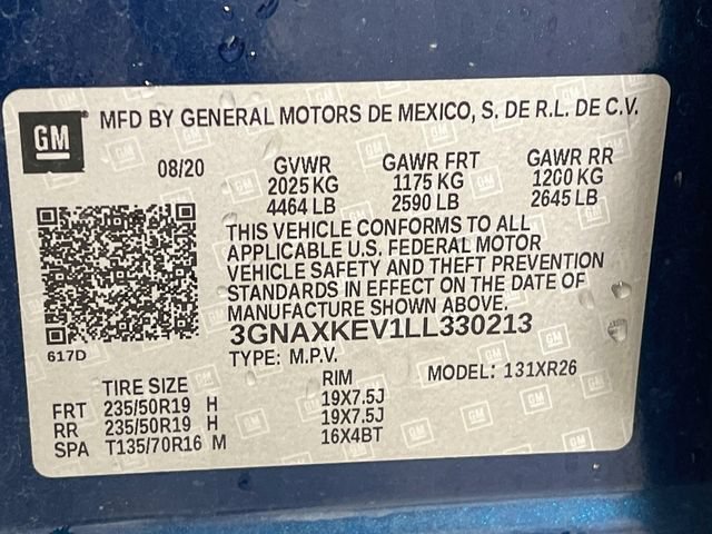 Used 2020 Chevrolet Equinox LT w/ Sport Edition FWD image 11