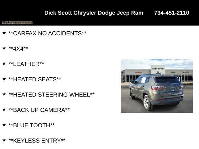 Used 2018 Jeep Compass Latitude w/ Popular Equipment Group image 9