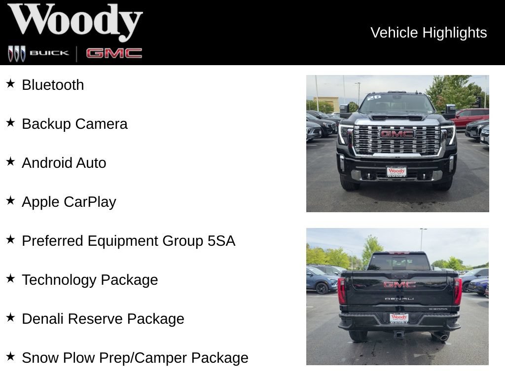 Certified 2026 GMC Sierra 2500 Denali w/ Denali Reserve Package AWD/4WD image 3