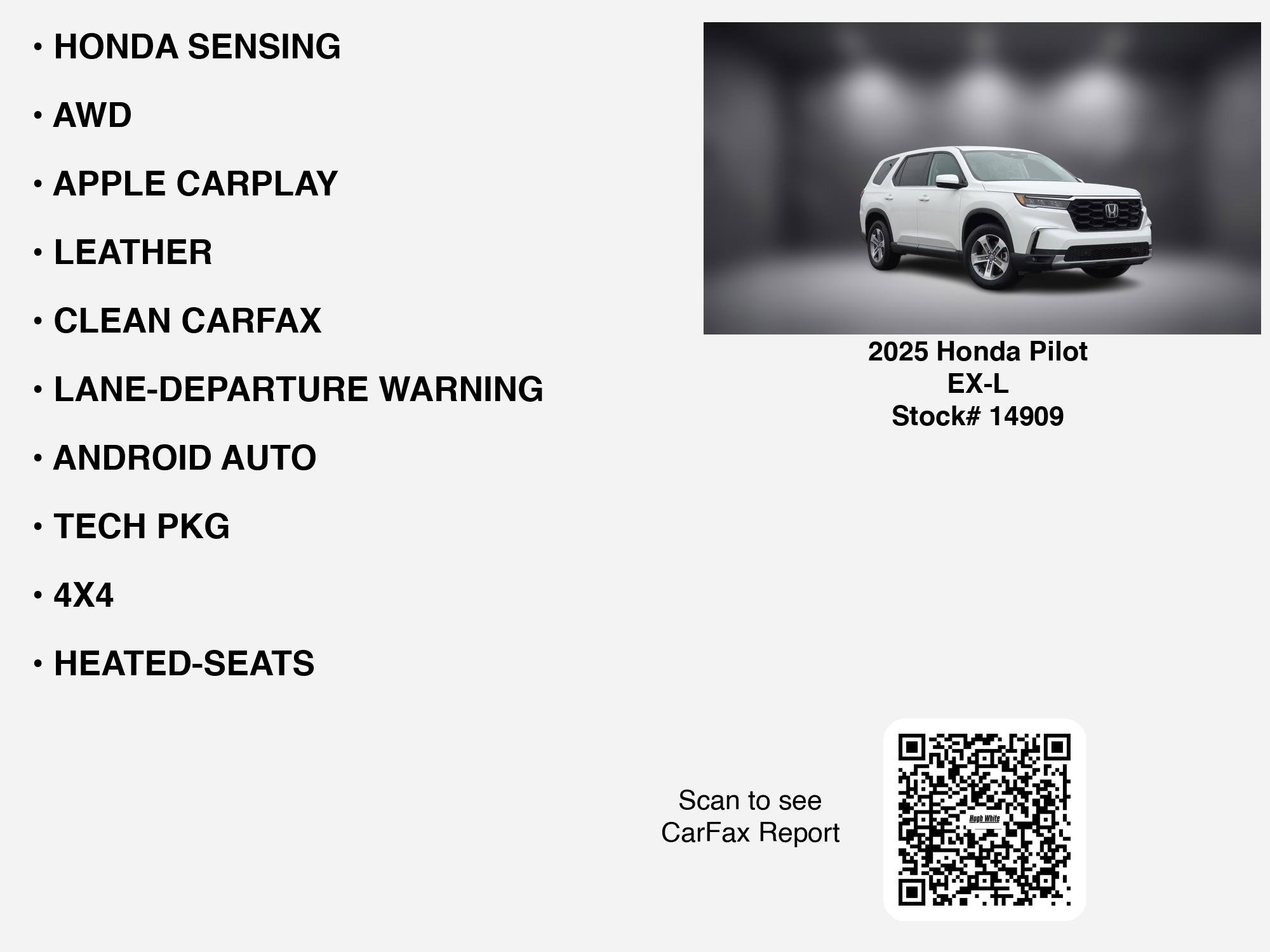 Used 2025 Honda Pilot EX-L image 7