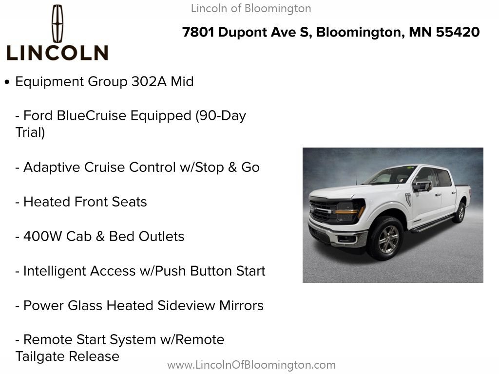 Used 2024 Ford F150 XLT w/ Equipment Group 302A MID AWD/4WD image 5