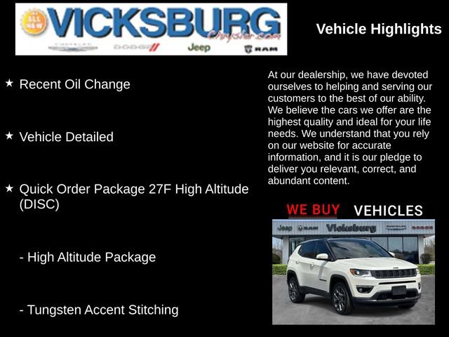 Used 2019 Jeep Compass High Altitude AWD/4WD image 13
