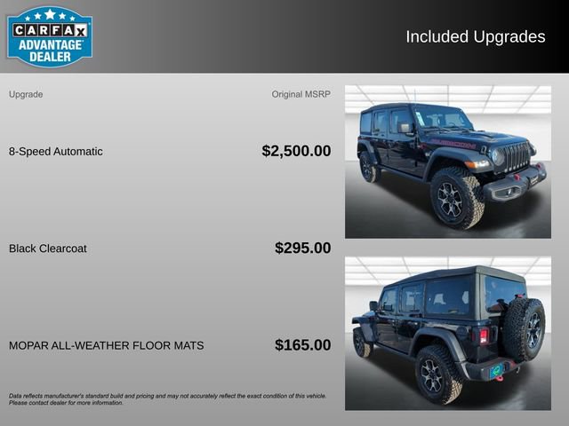 Used 2021 Jeep Wrangler Unlimited Rubicon AWD/4WD image 3