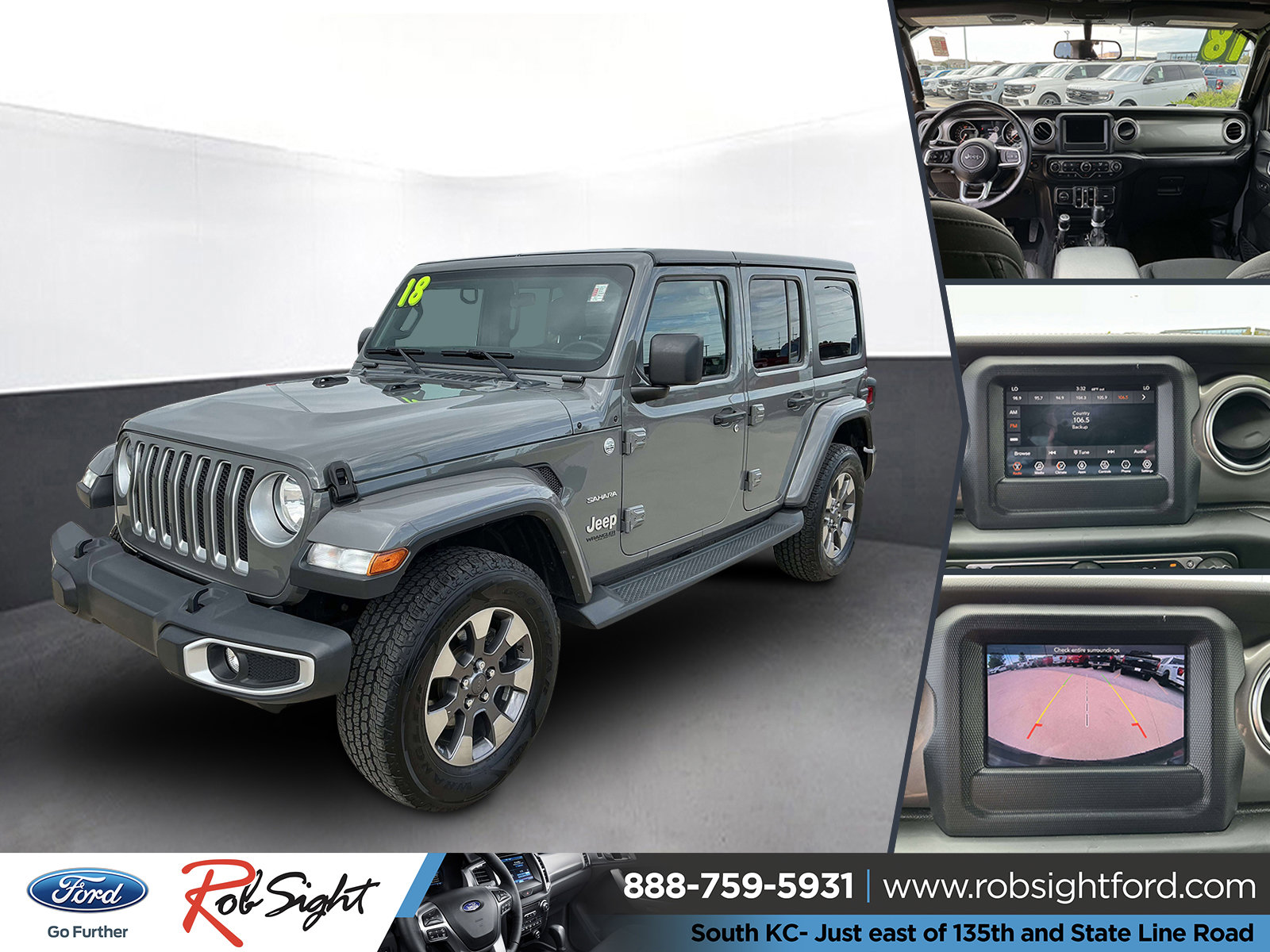 Used 2018 Jeep Wrangler Unlimited Sahara