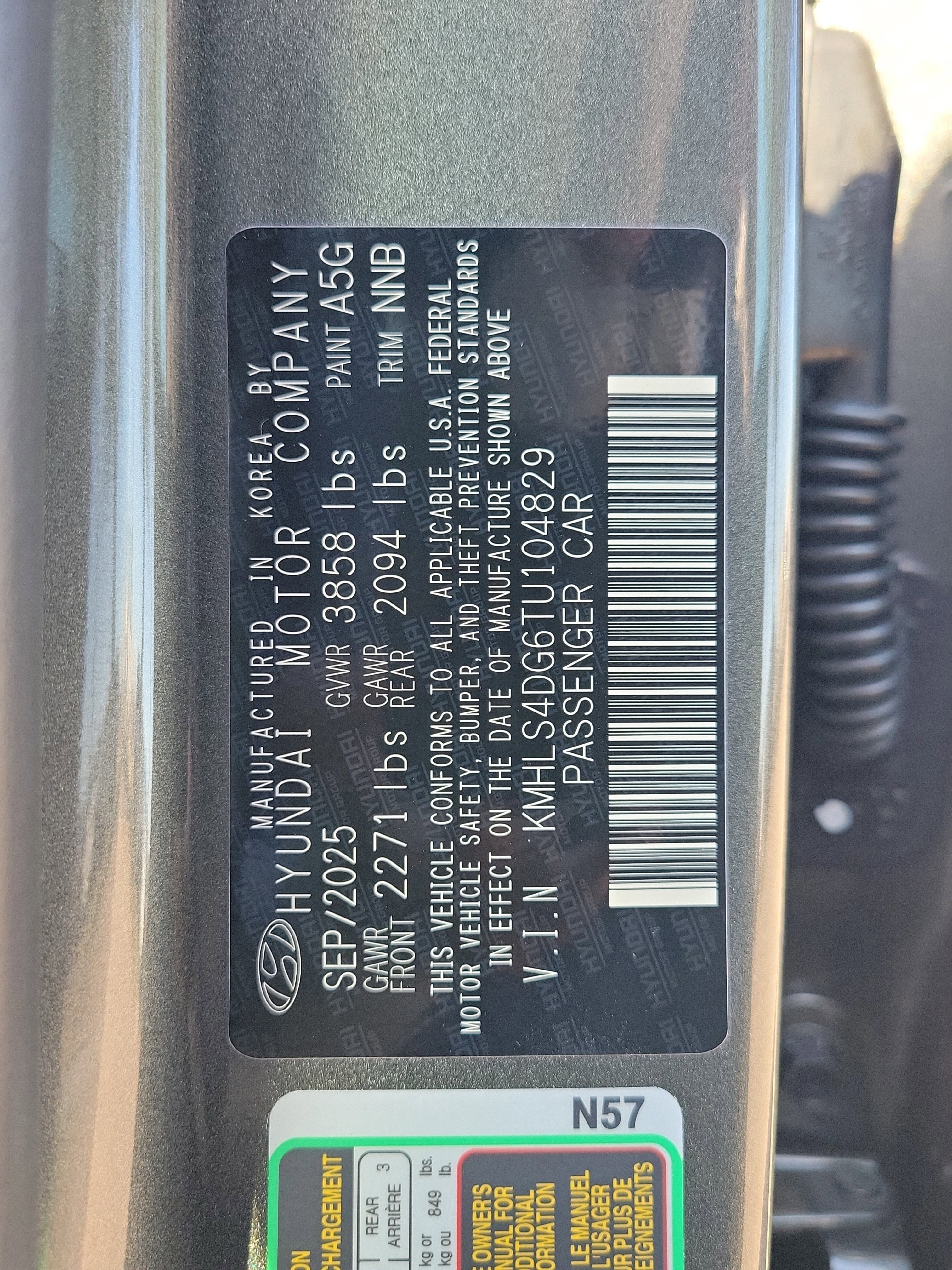 New 2026 Hyundai Elantra SEL Sport w/ Cargo Package image 30