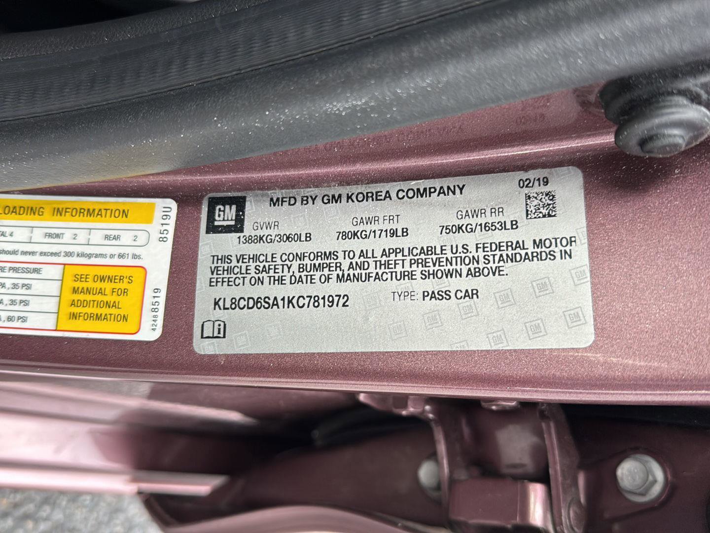 Used 2019 Chevrolet Spark LT image 36