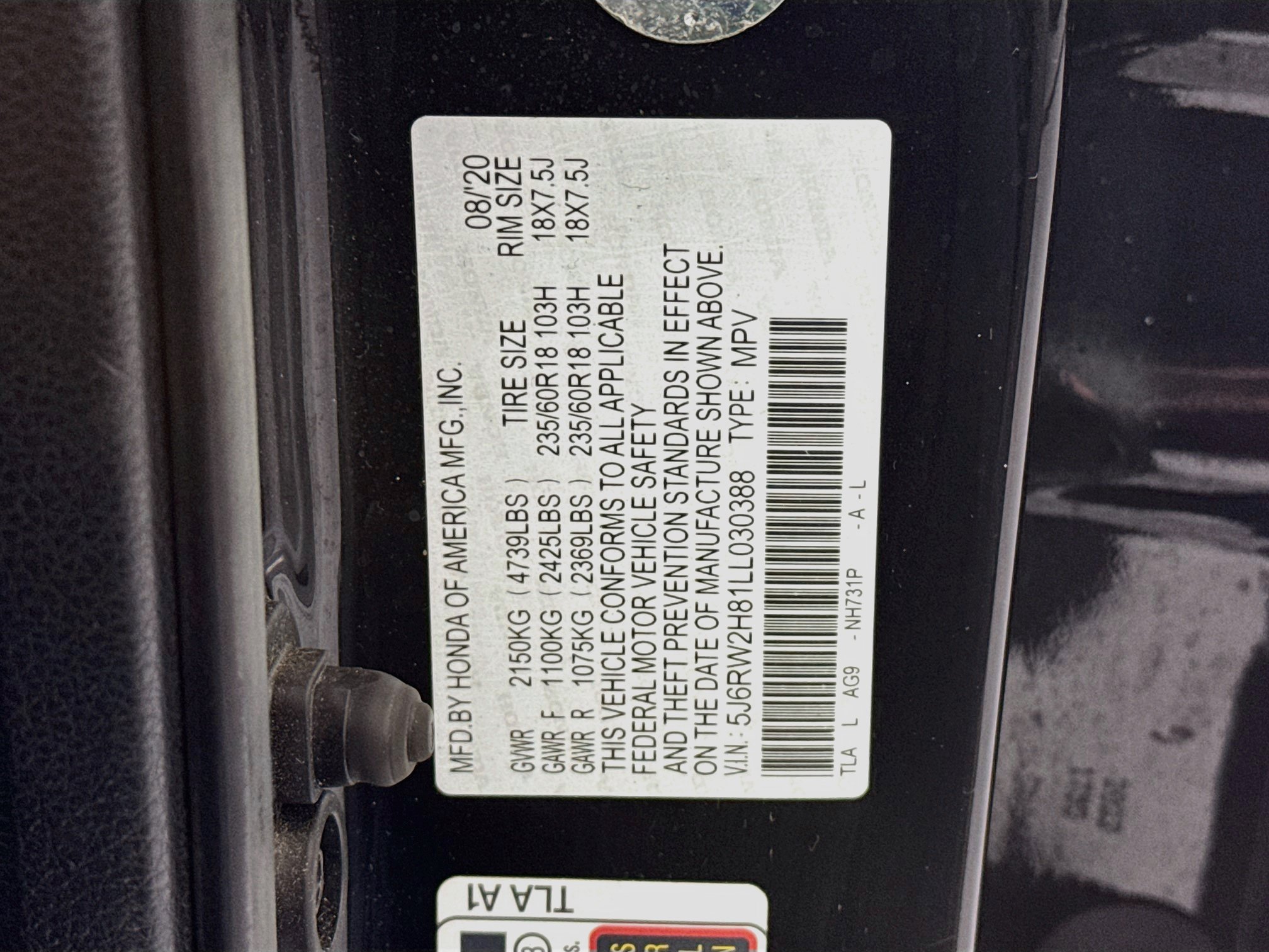Used 2020 Honda CR-V EX-L image 32