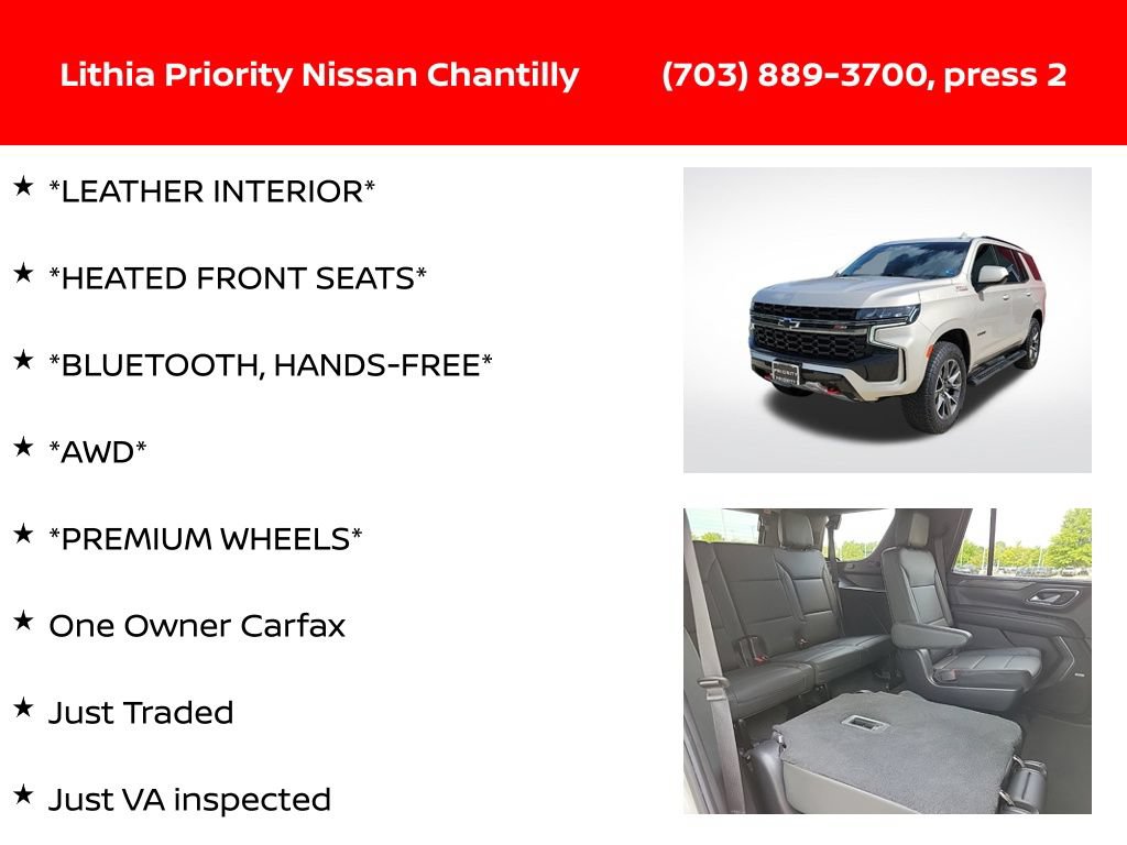 Used 2021 Chevrolet Tahoe Z71 AWD/4WD image 6