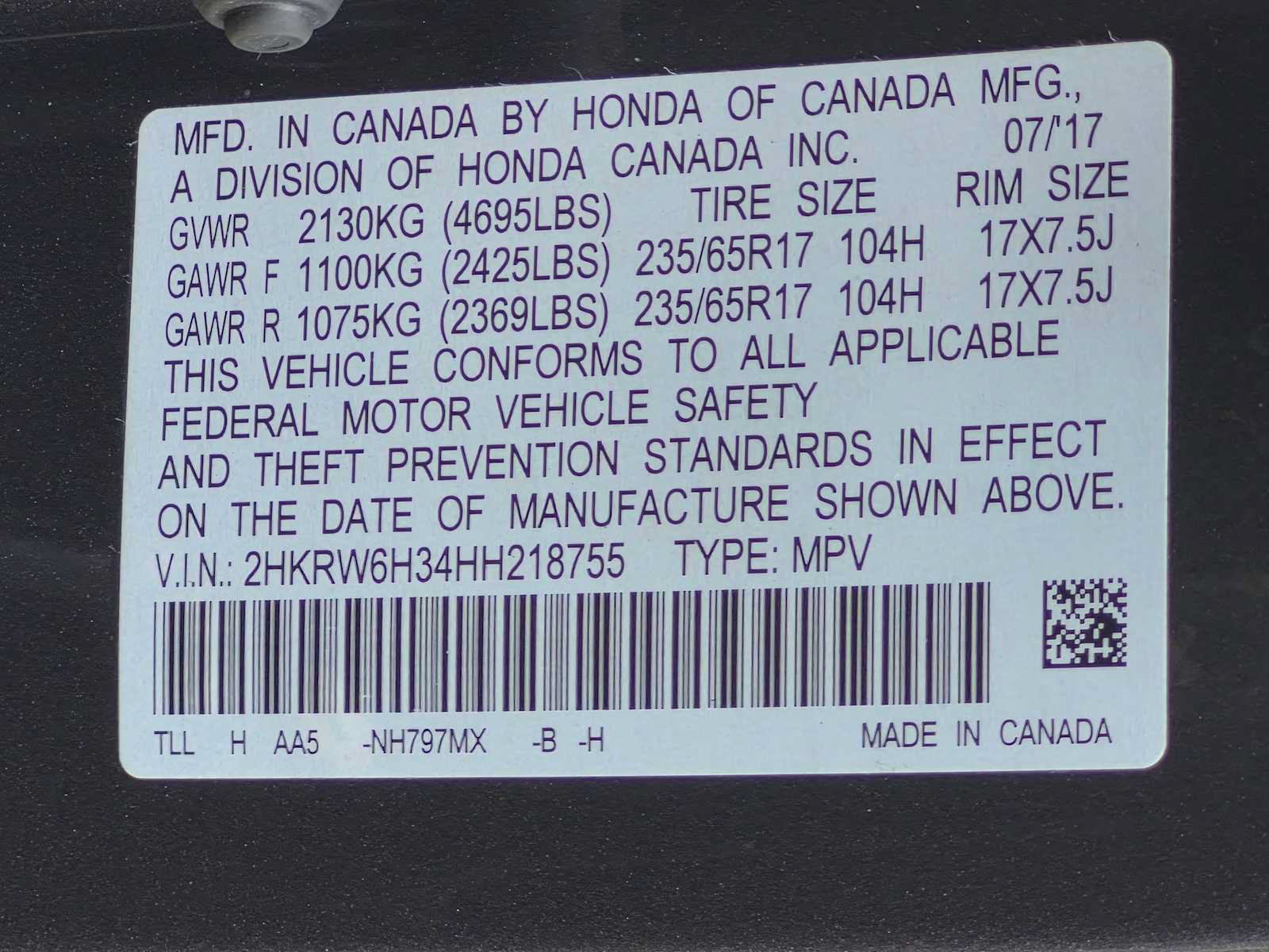 Used 2017 Honda CR-V LX image 39
