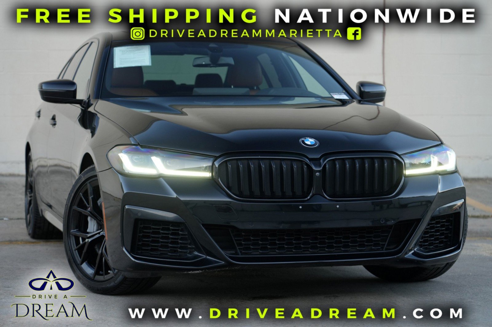 Used 2021 BMW 540i w/ M Sport Package RWD image 2