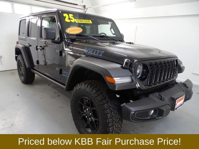 Certified 2025 Jeep Wrangler Unlimited Sport S 4xe