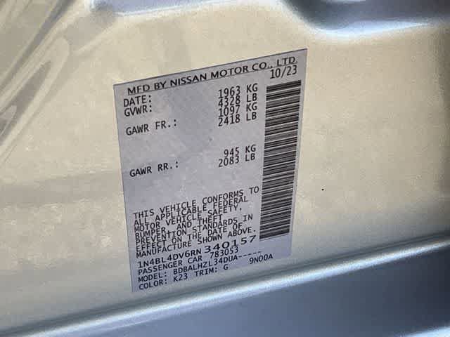 Used 2024 Nissan Altima 2.5 SV FWD image 28