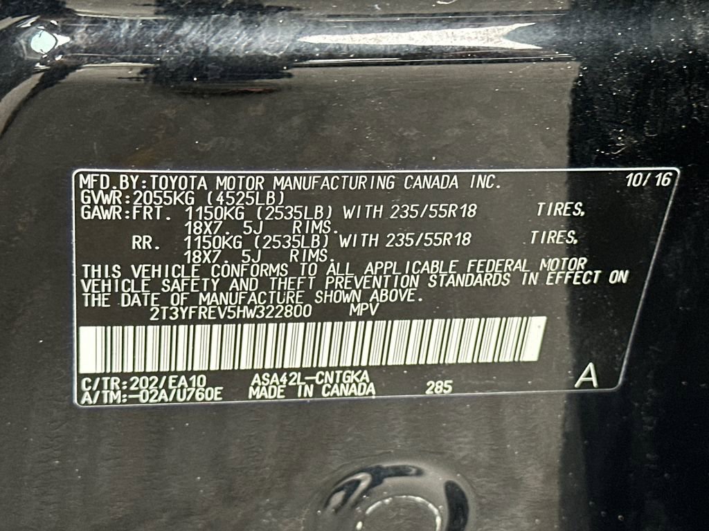 Used 2017 Toyota RAV4 Limited FWD image 34