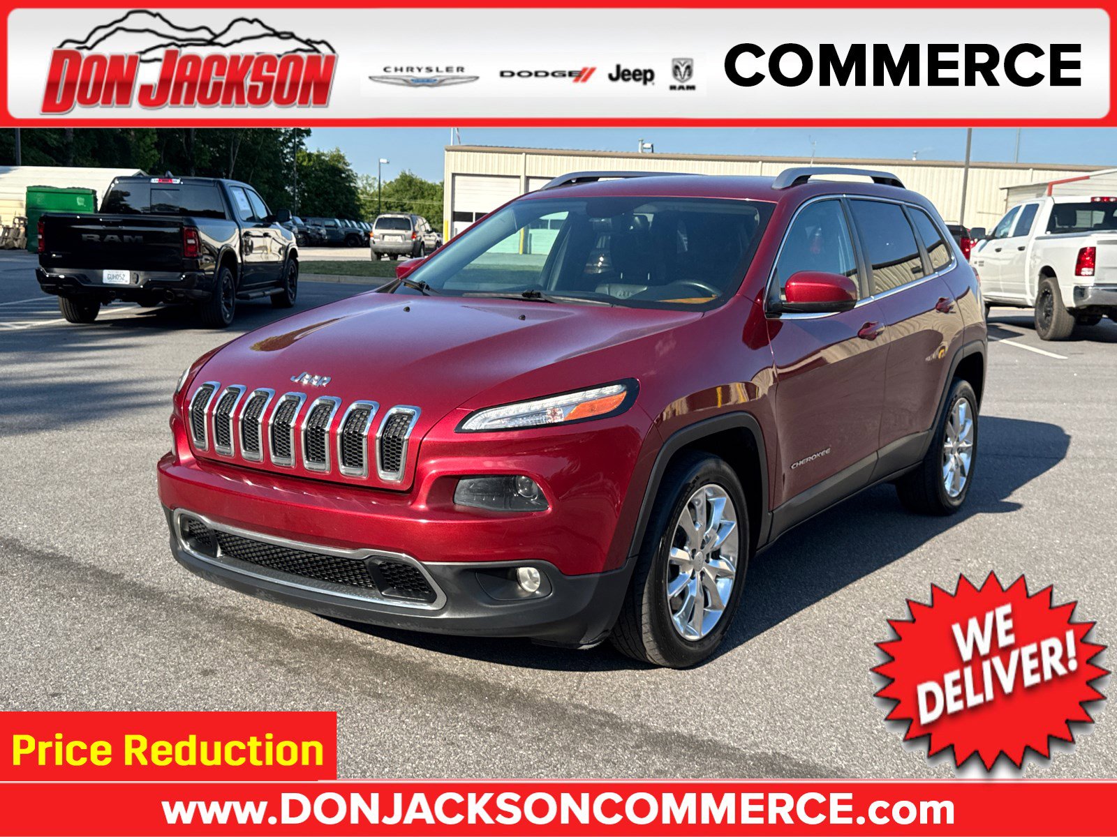 Used 2016 Jeep Cherokee Limited FWD image 1