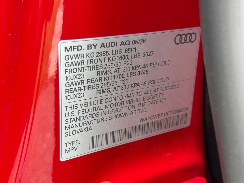 New 2026 Audi SQ8 Prestige AWD/4WD image 58