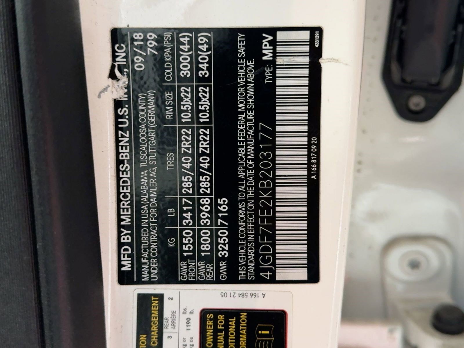 Used 2019 Mercedes-Benz GLS 63 AMG 4MATIC image 20