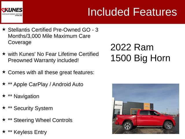 Certified 2022 RAM 1500 Big Horn image 2