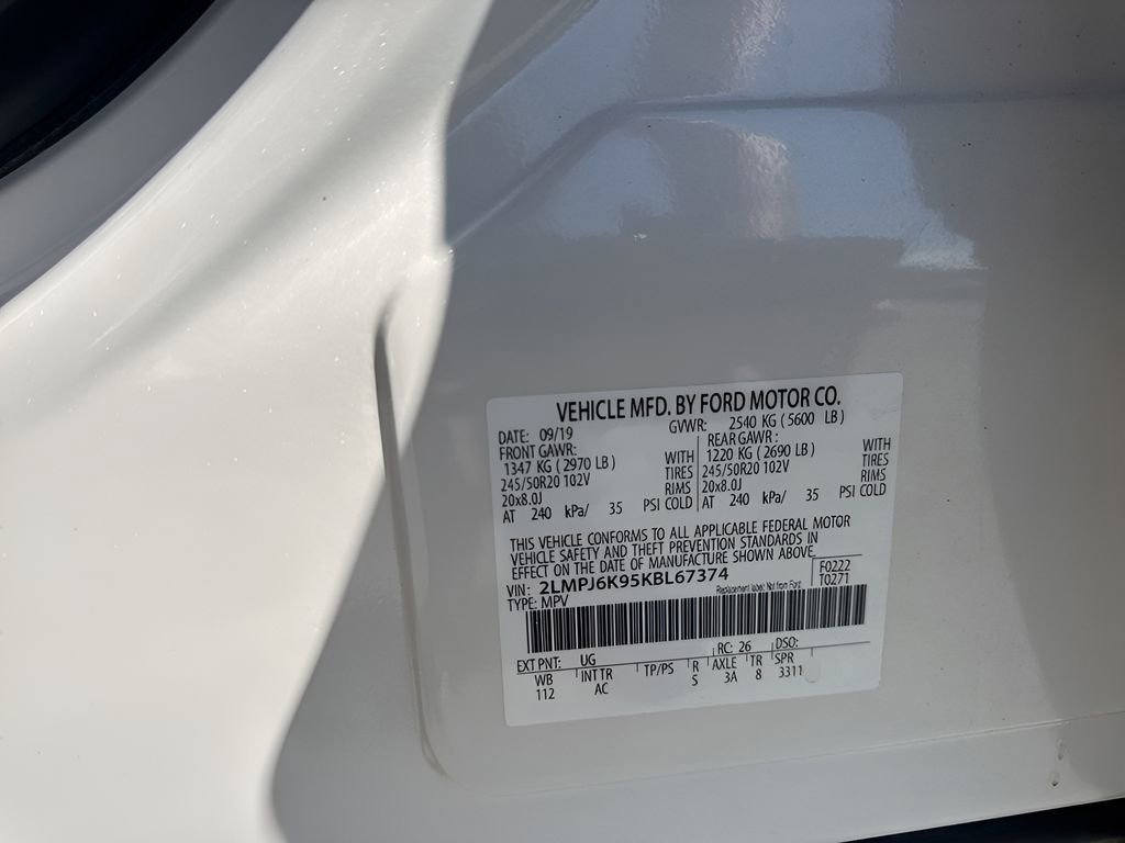 Used 2019 Lincoln Nautilus Select FWD image 31