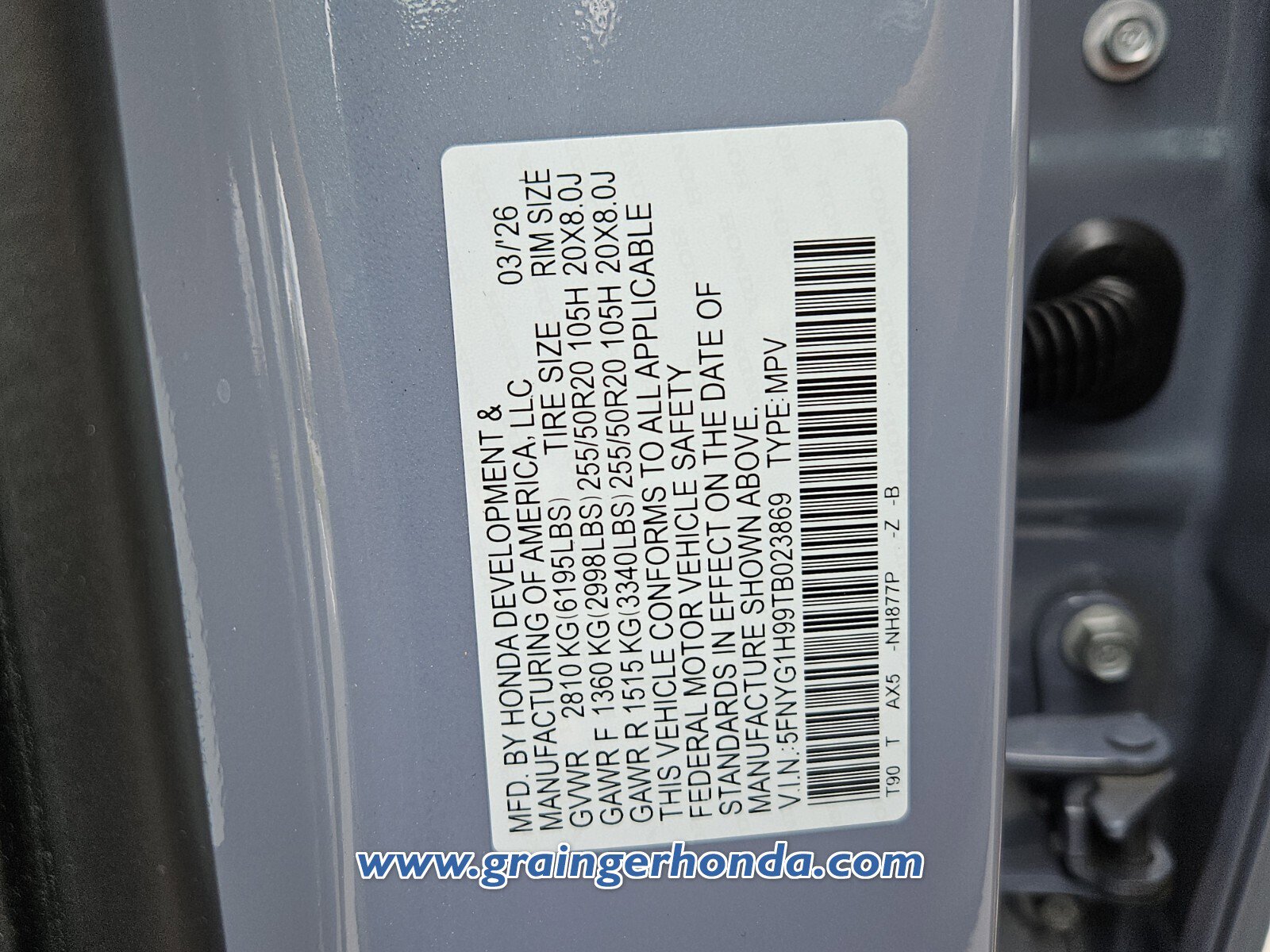 New 2026 Honda Pilot Black Edition image 13