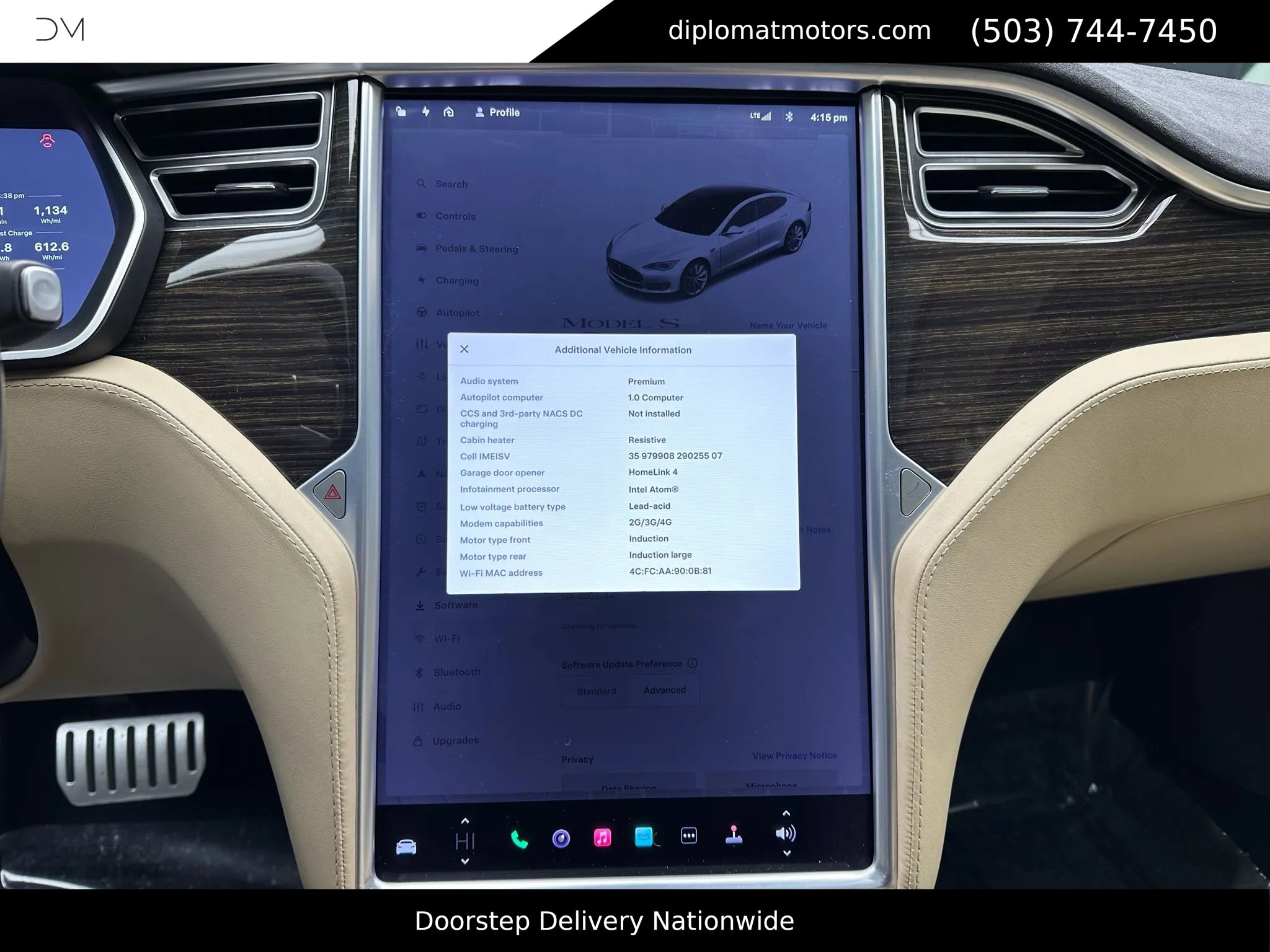 Used 2015 Tesla Model S P85D image 34