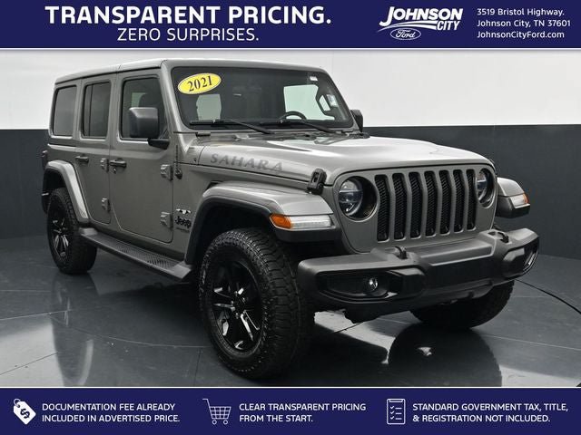 Used 2021 Jeep Wrangler Unlimited Sahara AWD/4WD image 1