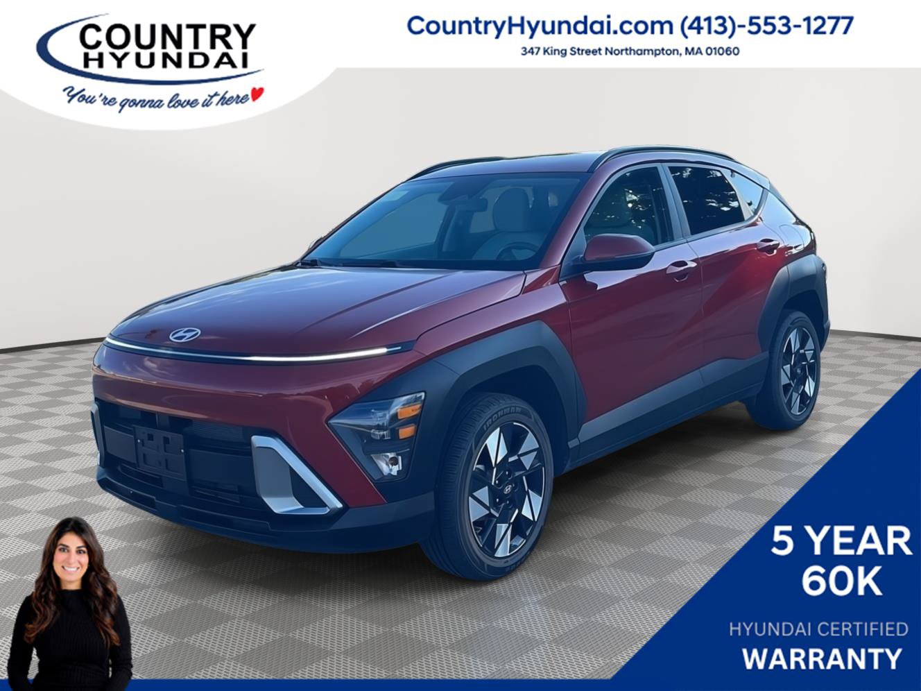 Certified 2025 Hyundai Kona SEL AWD/4WD image 1