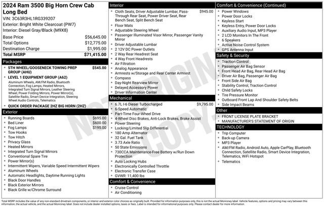 Used 2024 RAM 3500 Big Horn image 35