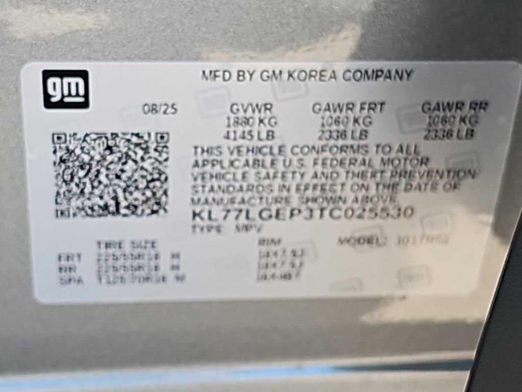 New 2026 Chevrolet Trax RS w/ Sunroof Package image 41