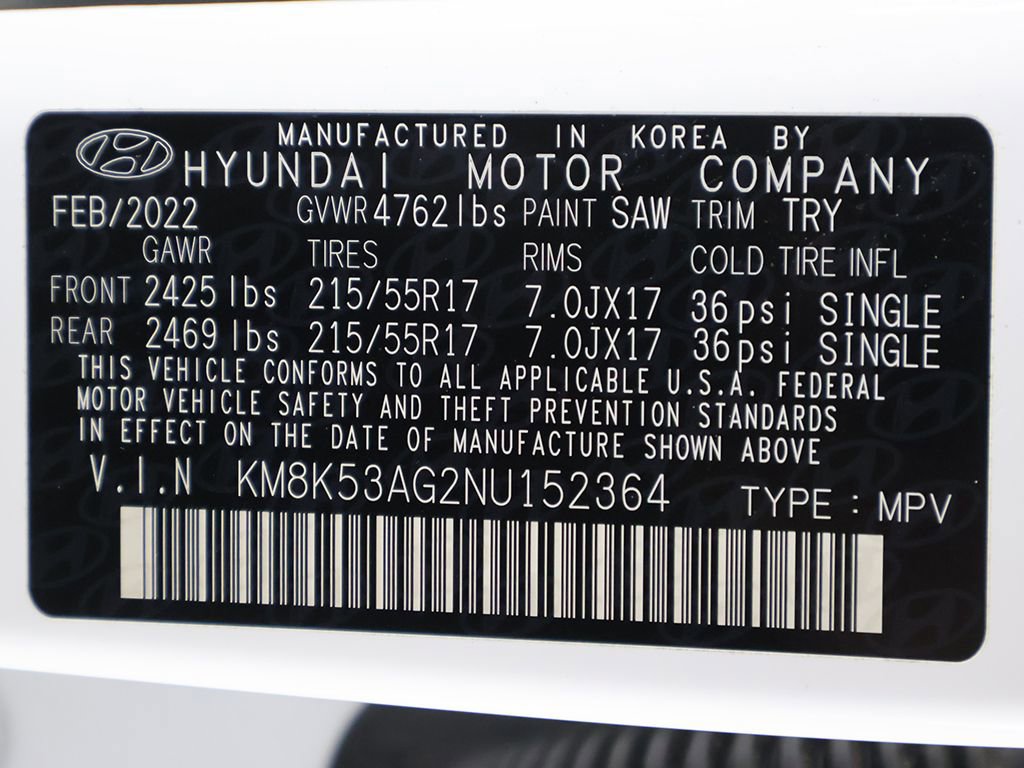 Used 2022 Hyundai Kona Limited FWD image 47