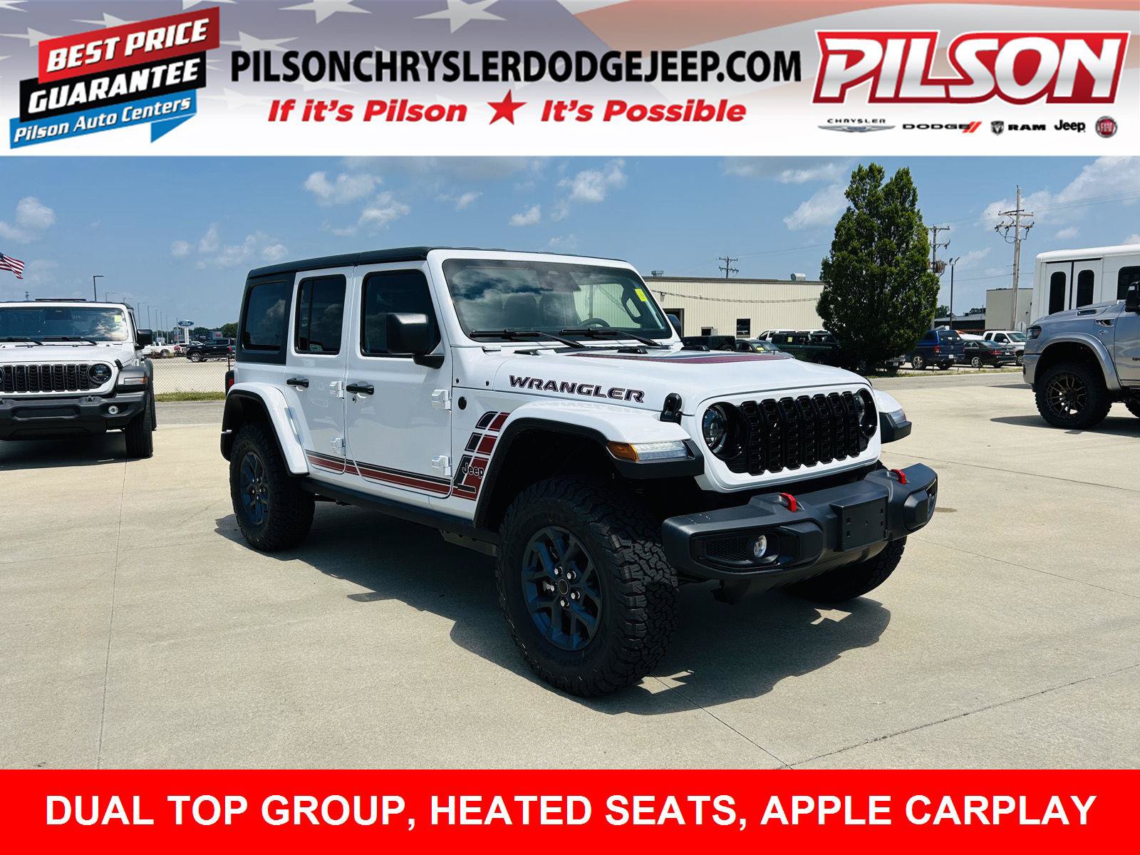 New 2026 Jeep Wrangler Unlimited Sport w/ Dual Top Group AWD/4WD image 1