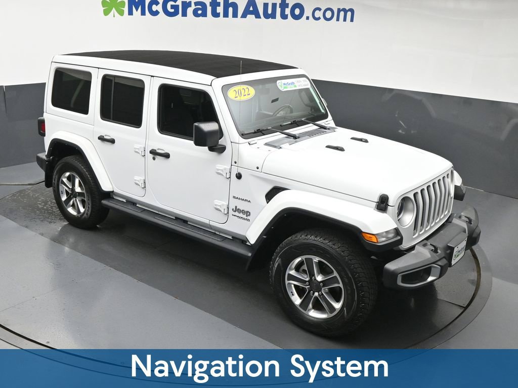Used 2022 Jeep Wrangler Unlimited Sahara w/ Cold Weather Group AWD/4WD image 2