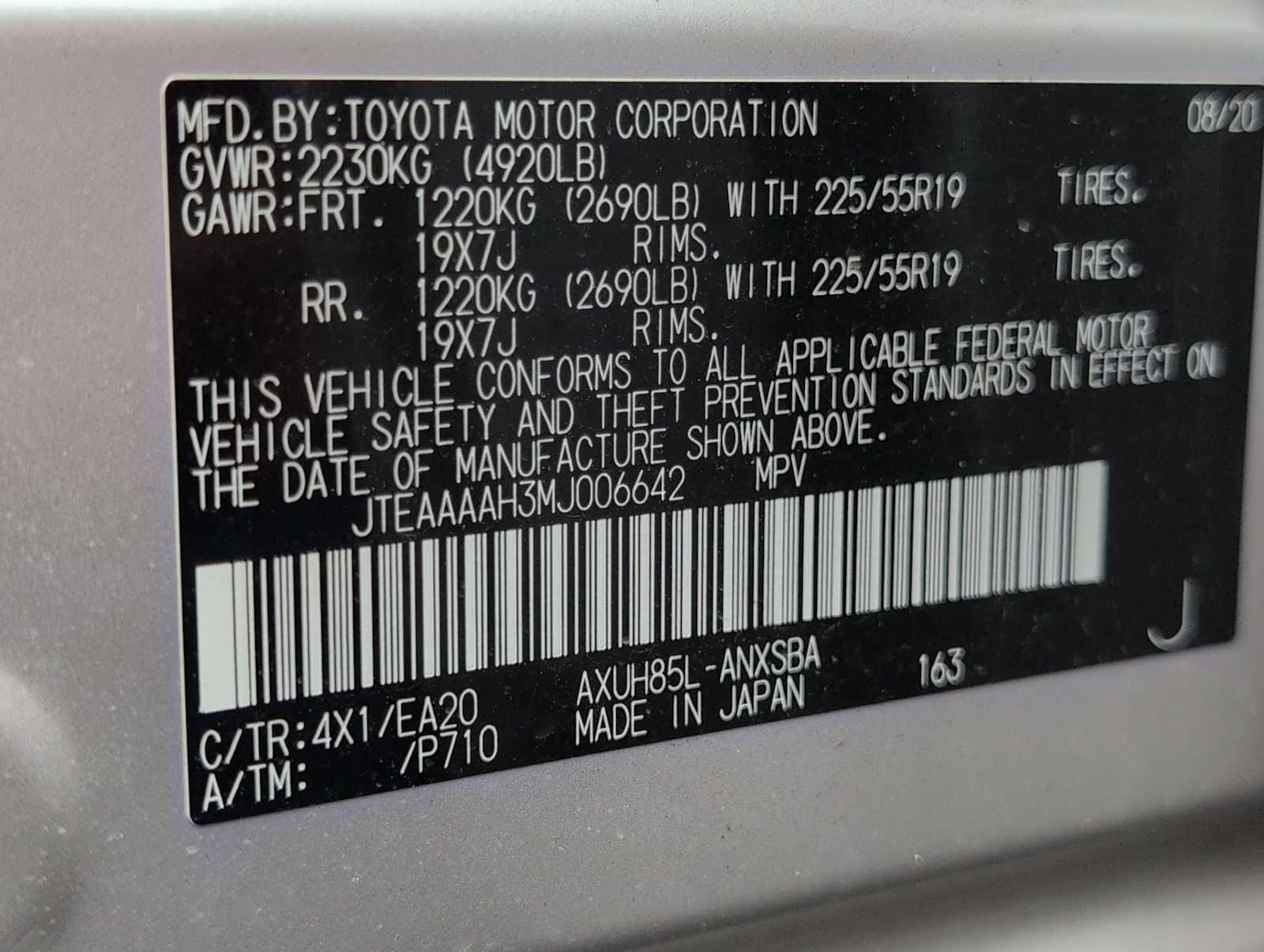 Used 2021 Toyota Venza Limited image 36