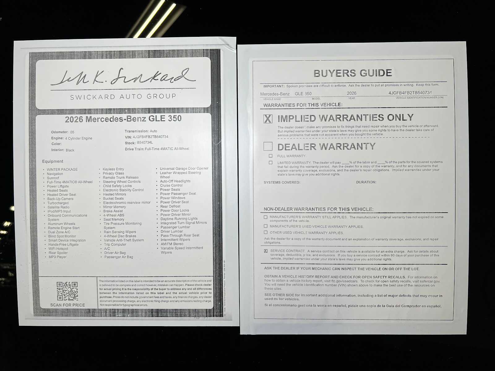 Used 2026 Mercedes-Benz GLE 350 4MATIC image 44