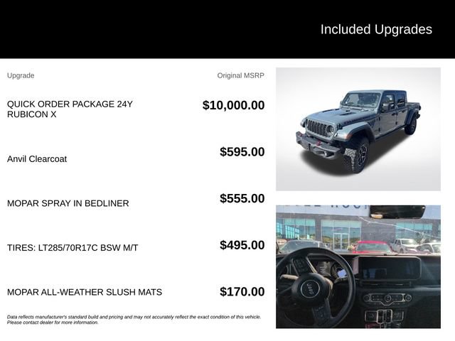 Used 2025 Jeep Gladiator Rubicon AWD/4WD image 5