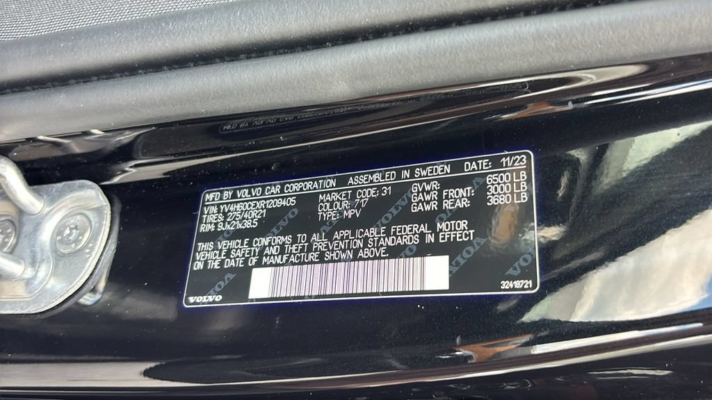 Used 2024 Volvo XC90 T8 Plus w/ Protection Package Premier AWD/4WD image 33