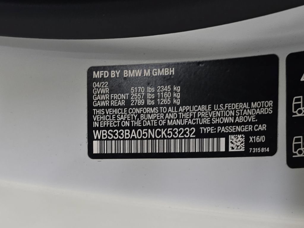 Used 2022 BMW M4 xDrive Competition w/ Executive Package AWD/4WD image 32