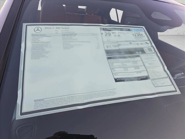 New 2026 Mercedes-Benz C 300 Sedan image 13