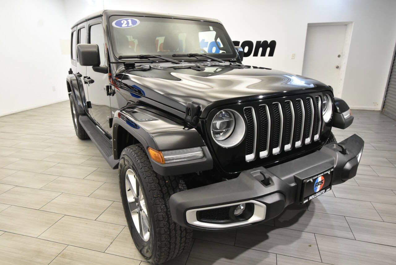 Used 2021 Jeep Wrangler Unlimited Sahara AWD/4WD image 7