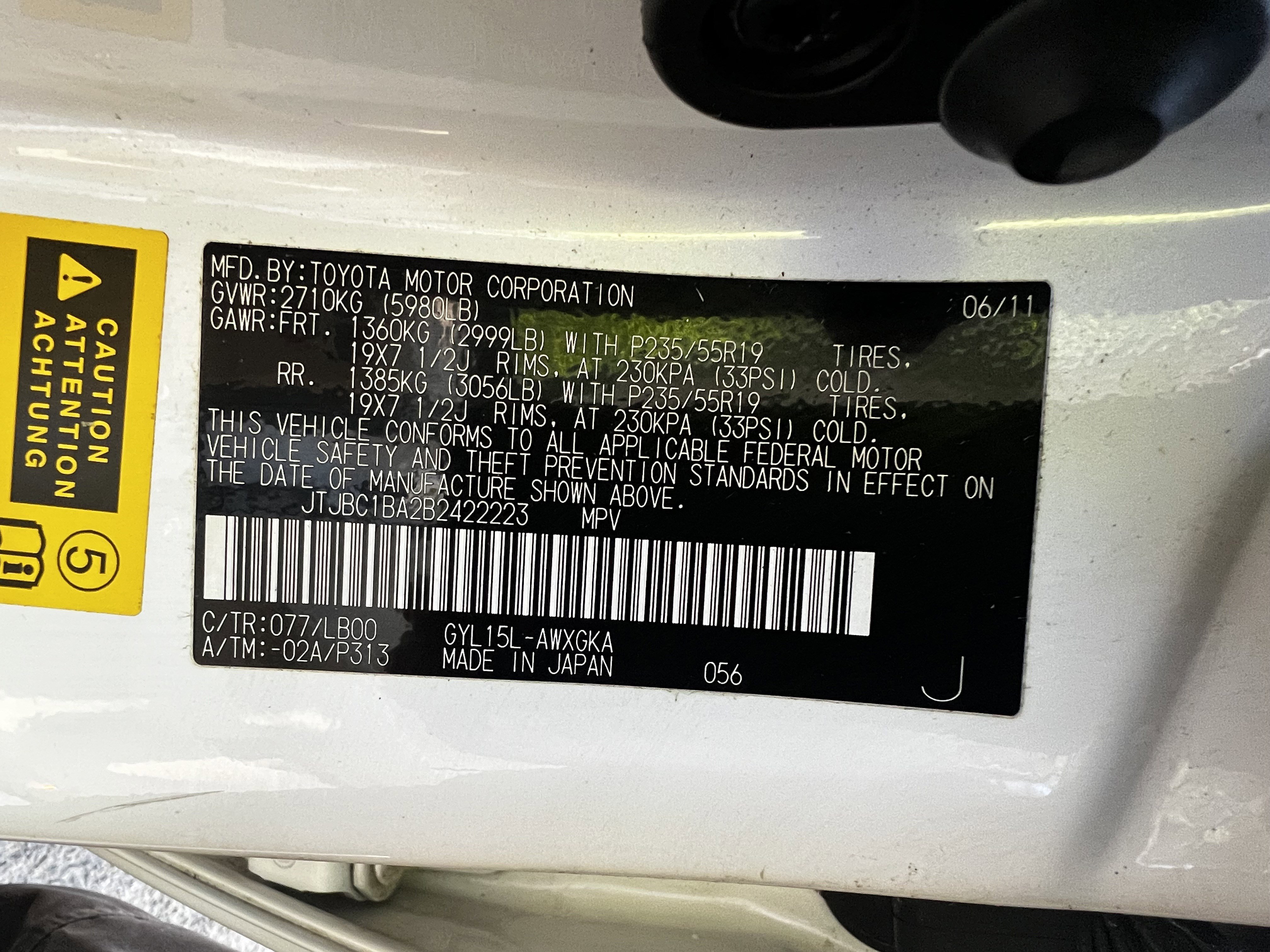 Used 2011 Lexus RX 450h AWD w/ Premium Pkg image 51