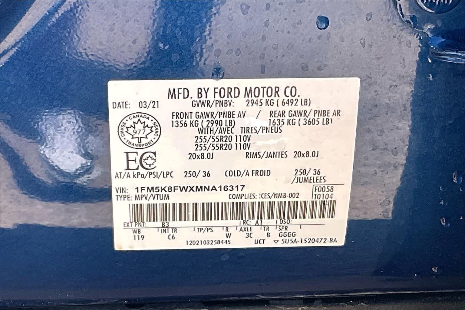 Used 2021 Ford Explorer Limited AWD/4WD image 19