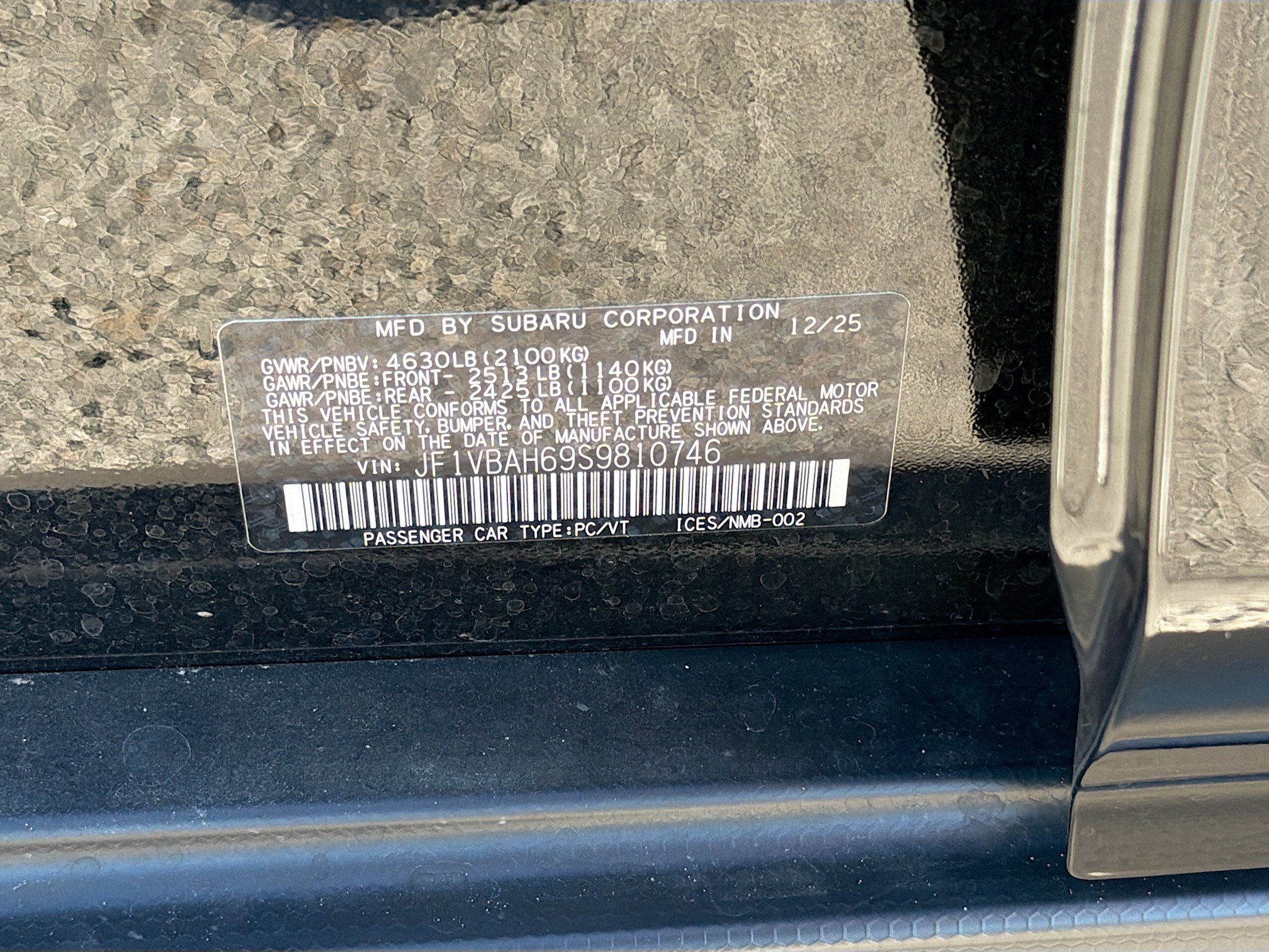 Certified 2025 Subaru WRX Premium AWD/4WD image 41