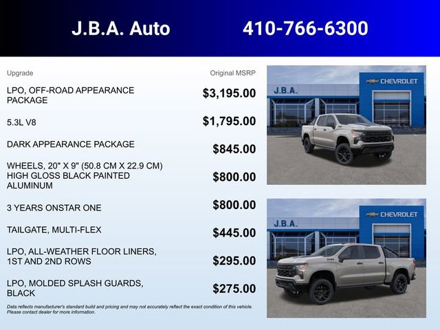 New 2026 Chevrolet Silverado 1500 Custom Trail Boss image 5